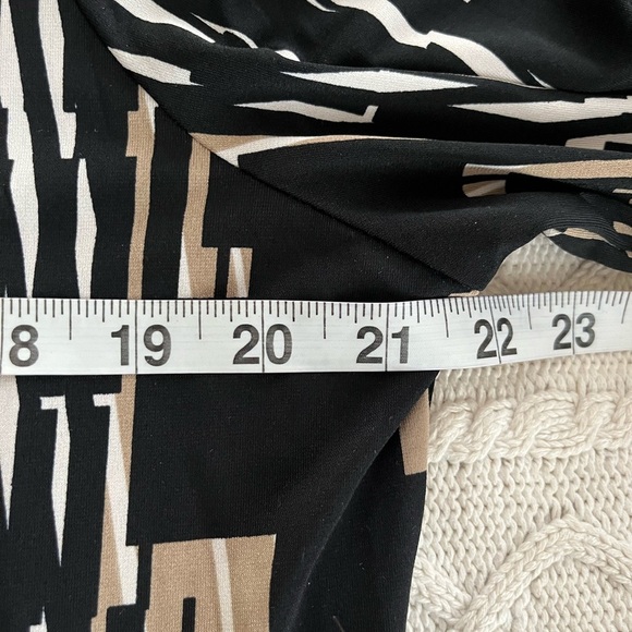 Dana Buchman Elegant Mixed Black Sequin Neckline 3/4 Sleeve Women’s Size Large - Picture 15 of 16